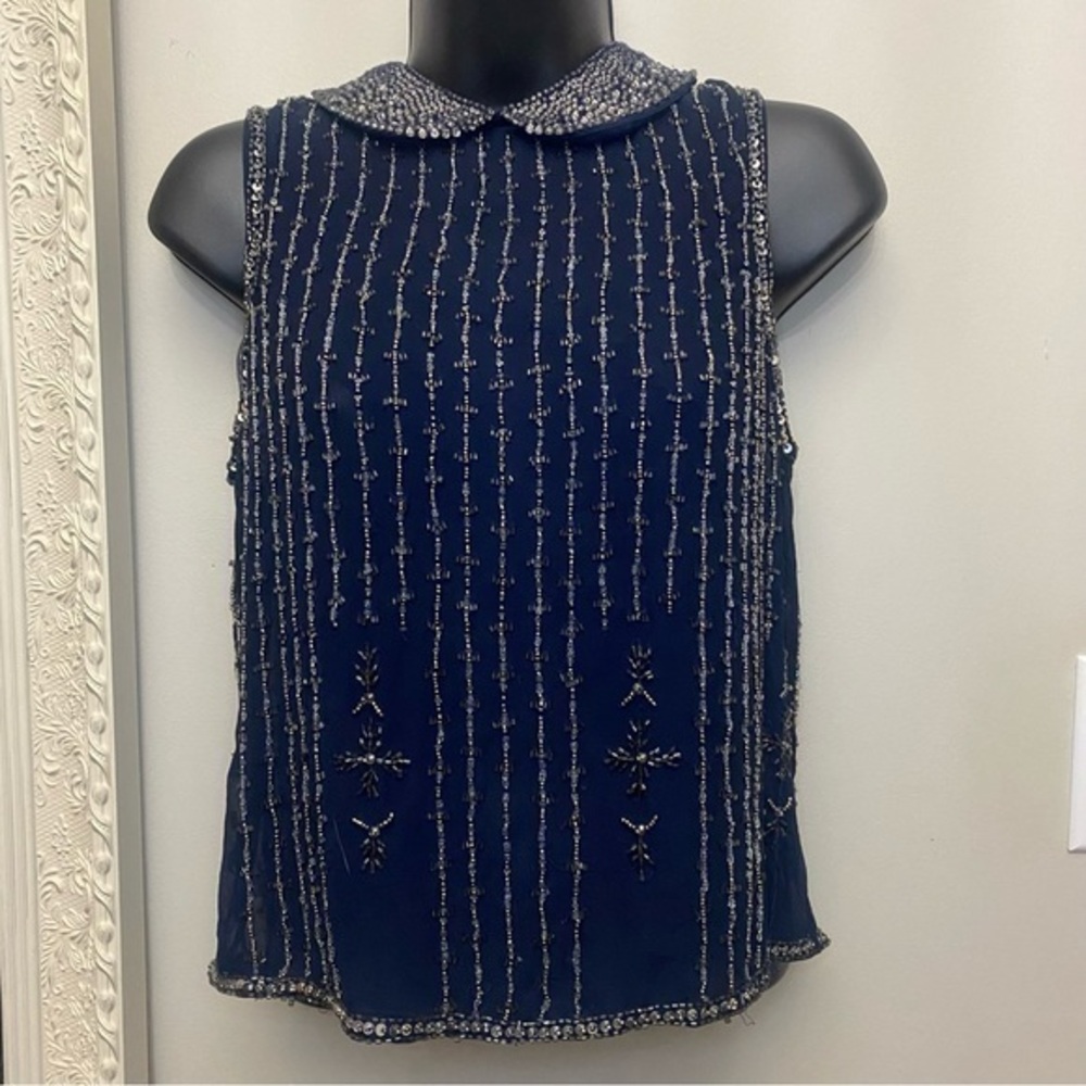 Zara Beaded Top